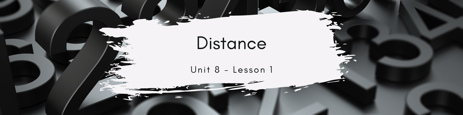 Lesson 1: Distance Banner